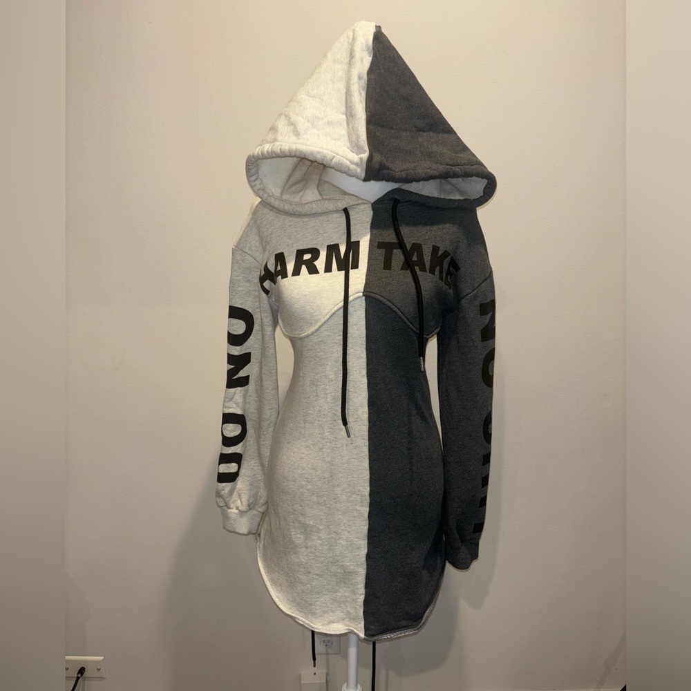 Corset Hoodie Dress
